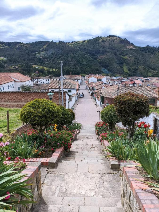 Hotel Porton De Oceta Monguí Kültér fotó