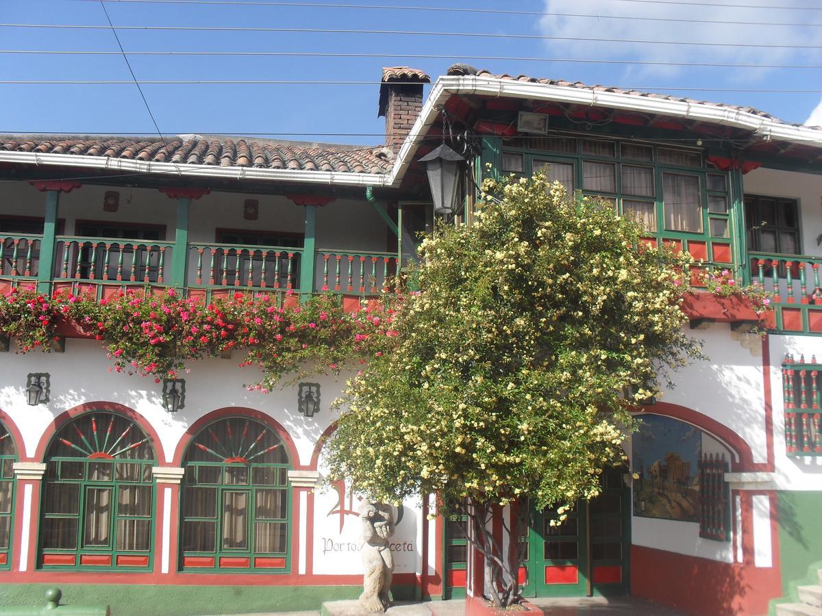 Hotel Porton De Oceta Monguí Kültér fotó