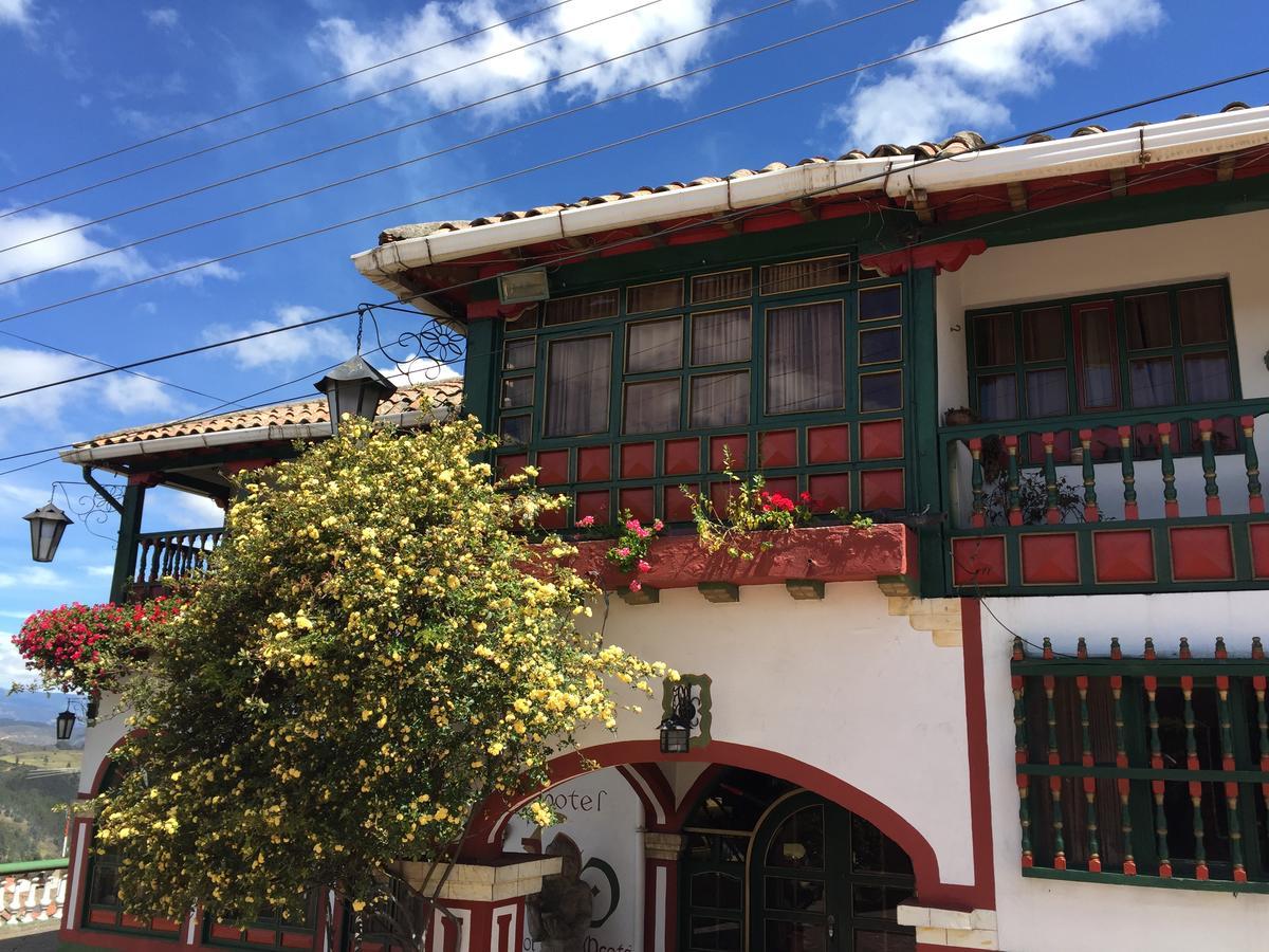 Hotel Porton De Oceta Monguí Kültér fotó