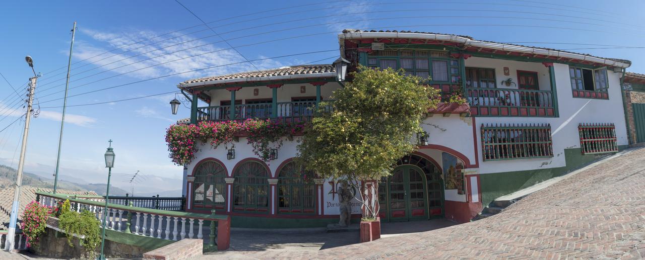 Hotel Porton De Oceta Monguí Kültér fotó